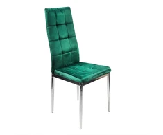 Bm Design Monako Velvet kėdė, žalia, apmušta aksomu