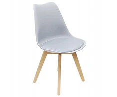 Bm Design NORDEN kėdė, pilka pagalvėlė