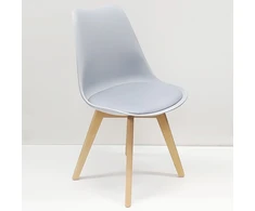 Bm Design NORDEN kėdė, pilka pagalvėlė