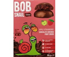 Bob Snail Bobo sraigių užkandžių pyragas obuolių braškės pieniniame šokolade 60g >>