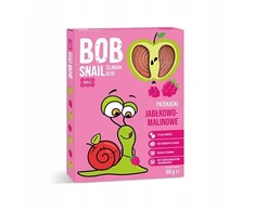 Bob Snail Obuolių aviečių užkandis be cukraus 60g BOB SRAIGĖ
