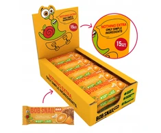 BOB SNAIL vaisių batonėlis KAKI Oranžinis CASHEWS be pridėtinio cukraus 15x35 g