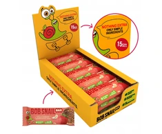 BOB SNAIL vaisių batonėlis OBUOLIŲ BRAKŠČIŲ ANARYDŽIAI be pridėtinio cukraus 15x35 g