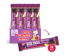 BOB SNAIL vaisių suktinukai Looong obuolių serbentų rinkinys 30x15g BE CUKRAUS