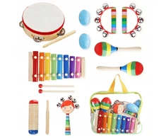 Bobo San MEDINIAI MUZIKOS INSTRUMENTAI VAIKAMS KURPINĖJE CULMER SET KUPRINĖ
