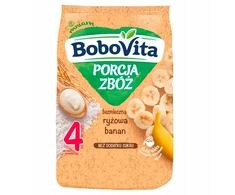 BoboVita Be pieno ryžių košės bananas po 4 mėnesių 170g