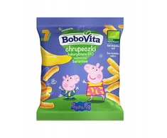 Bobovita BIO Peppa Pig Bananiniai kukurūzų traškučiai po 7 mėnesių 20g