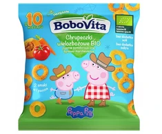 BoboVita daugiagrūdžiai ekologiški pomidorų, moliūgų ir morkų traškučiai 20 g
