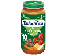 Bobovita Dinner GULLAS su jautiena ir makaronais 250g po 10 mėn