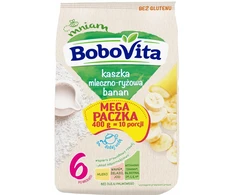 BOBOVITA KASZKA pieninių ryžių bananas 400g