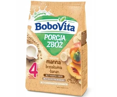 BOBOVITA Košė Grūdų Vaisių Košė BE CUKRAUS 210g