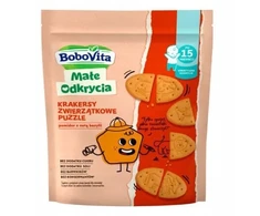 BoboVita Małe Discoveries kviečių ir speltų krekeriai vaikams 15m+, 105g