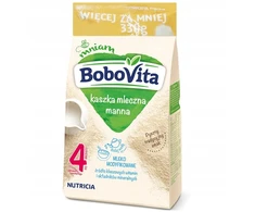 BoboVita Manų kruopų pieno košė 330g 4+