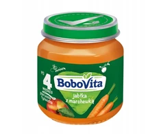 BoboVita Obuolių ir morkų desertas nuo 4 mėnesių 130g