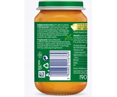 BOBOVITA Patiekalas Vištiena Moliūgas Bulvės 6m+ 190 g