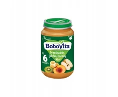 BoboVita Persikai, obuoliai, bananai ir kivi po 6 mėn., 190 g