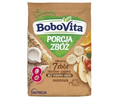 Bobovita pienas Grūdų porcija 7 grūdų vaisiai 210 g
