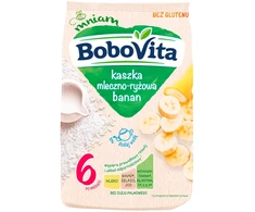 BoboVita pieninių ryžių košės bananas po 6 mėnesių 230 g