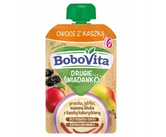 BoboVita Vaisiai su koše kriaušių obuolių džiovinta slyva po 6 mėnesių 100g
