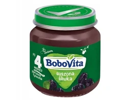BOBOVITA vaisių desertas džiovintų slyvų pagalba nuo vidurių užkietėjimo 4 m+ 125 g