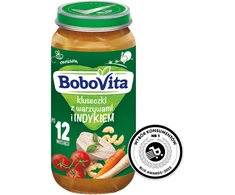Bobovita vakarienė Virtiniai su daržovėmis ir kalakutiena nuo 12 mėnesių 250 g