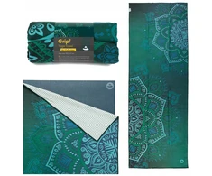 Bodhi Yoga GRIP² „Mandale“ jogos rankšluostis, „Jungle Žalias“
