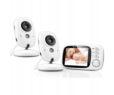 Boifun Baby Monitorius 2 HD kamera 3,2 colio LCD tiesioginis naktinis režimas, belaidis