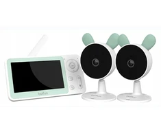 Boifun Baby Monitorius 2 LCD kameros 4,3 colio dvipusis ryšys 144 val. budėjimo režimas