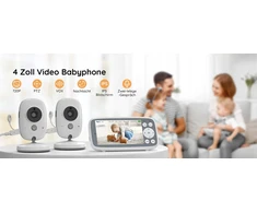 Boifun ELECTRONIC NANNY 2 LIVE LCD CAMERA NAKTINIS REŽIMAS LCD ekranas su MIKROFONU