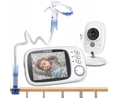 Boifun ELEKTRONINĖ NANNY LIVE CAMERA LCD 3,2" VB603 + SUKIMAS KREKLINIS