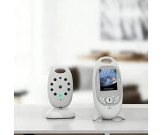 Boifun Elektroninis kūdikio monitorius su kamera ir naktiniu matymu, be WiFi, su segtukų laikikliu