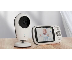 Boifun Kūdikių monitorius su HD kamera 3,2 colio LCD tiesioginis naktinis režimas, belaidis