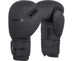 Bokso pirštinės inSPORTline Kuero - Juodas 16oz