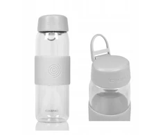 Gertuvė Borosilikatinio stiklo butelis Casno 600 ml su arbatos filtru