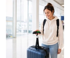 Botc HOOK TRAVEL BAGAŽO svarstyklės, TURISTAS, ORO UOSTAS, RANKINIS LCD, IKI 50KG