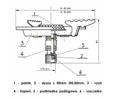 Bradas Turistinė dujinė viryklė