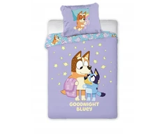 Brandmac Bluey patalynė 100x135 Mėlyna ir mama Violetinė medvilnė lovai