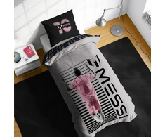 Brandmac Messi patalynės komplektas 140x200 medvilninis pagalvės užvalkalas 70x90 Inter Miami