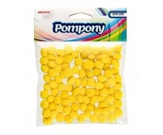 Brewis GELTONI POMPONAI 10MM 100VNT