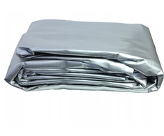 Brezentas 160 g storio, tvirtas, 2x3, sidabrinis, atsparus šalčiui, atsparus vandeniui, UV+++