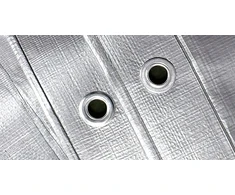 Brezentas 2x3 STORAS sidabrinė/juoda 260 g atsparus šalčiui, atsparus vandeniui, UV+++