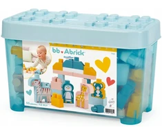 Brick Barrel - Construction Game - ECOIFFIER - Animals of the World - 55 pieces - +12 months