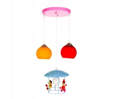 Brillo ŻYRANDOL KARUZELA DLA DZIECI KOLOR 3xE27 LAMPA WISZACA DLA DZIECKA color