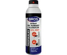 Purškalas nuo erkių ir uodų Bros Deet, 180ml