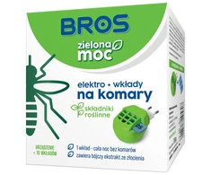 BROS Žalias ELECTRO POWER + 10vnt UODŲ PAPILDOMOSIOS KASETĖS