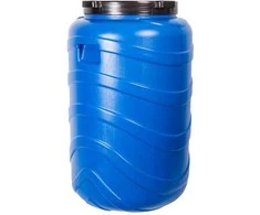 Browin Plastikinė statinė su dangčiu Biowin 130L mėlyna