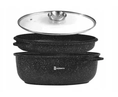 Brunbeste Keptuvė su marmuro danga, neprideganti, 8,0L, 38cm, 3 vnt.