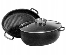 Brunbeste Keptuvė su marmuro danga, neprideganti, 8,0L, 38cm, 3 vnt.