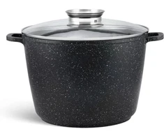 Brunbeste TRADICINIS MARMURINIS PUODAS AUKŠTIS 10L INDUKCINĖS DUJOS XXL 28 cm