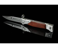 Bsh Adventure AK47 bajonetinis peilis retro sulankstomas spyruoklinis automatinis išgyvenimo EDC